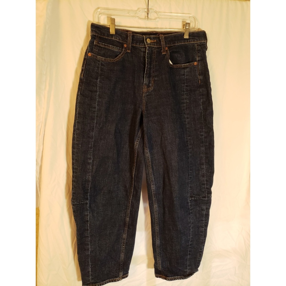 Women's Old Navy High Rise Barrel Leg Jeans Size 8